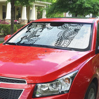 Japanese Irezumi and Hawaiian Polynesian Art Tattoo Auto Sun Shade White Color - Polynesian Pride