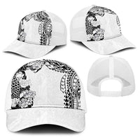 Japanese Irezumi and Hawaiian Polynesian Art Tattoo Baseball Net Cap White Color LT03 - Polynesian Pride