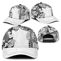 Japanese Irezumi and Hawaiian Polynesian Art Tattoo Classic Cap White Color LT03 - Polynesian Pride