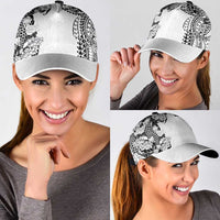 Japanese Irezumi and Hawaiian Polynesian Art Tattoo Classic Cap White Color LT03 - Polynesian Pride