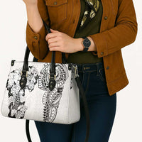 Japanese Irezumi and Hawaiian Polynesian Art Tattoo Leather Bag White Color LT03 - Polynesian Pride