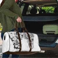 Japanese Irezumi and Hawaiian Polynesian Art Tattoo Travel Bag White Color LT03 - Polynesian Pride