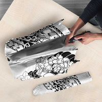 Japanese Irezumi and Hawaiian Polynesian Art Tattoo Umbrella White Color LT03 - Polynesian Pride