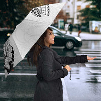 Japanese Irezumi and Hawaiian Polynesian Art Tattoo Umbrella White Color LT03 - Polynesian Pride