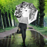 Japanese Irezumi and Hawaiian Polynesian Art Tattoo Umbrella White Color LT03 - Polynesian Pride