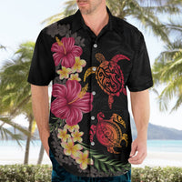 Hawaiian Flower and Tribal Turtle Hawaiian Shirt Colorful Style LT03 - Polynesian Pride