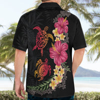 Hawaiian Flower and Tribal Turtle Hawaiian Shirt Colorful Style LT03 - Polynesian Pride