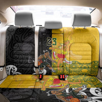 Aotearoa New Zealand And Australia Basketball Custom Back Car Seat Cover Maori Tribal Tattoo And Aboriginal Dot Art Heritage
