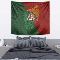 Papua New Guinea East Sepik Province Tapestry Tribal Crocodile Birds of Paradise Melanesian Tattoo