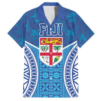 Fiji Day Family Matching Tank Maxi Dress and Hawaiian Shirt Fijian Masi Tribal Hibiscus Tattoo and Tapa Pattern