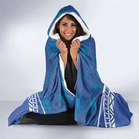 Fiji Day Hooded Blanket Fijian Masi Tribal Hibiscus Tattoo and Tapa Pattern LT03 - Polynesian Pride