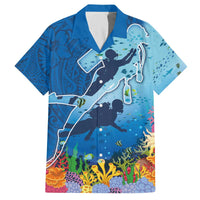 Polynesian Scuba Diving Family Matching Puletasi and Hawaiian Shirt Beauty Corals with Underwater and Polynesian Pattern