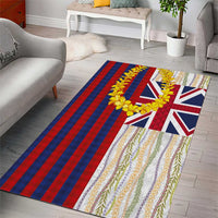 Hawaiian Tropical Plants Lei Area Rug National Flag Style LT03 - Polynesian Pride