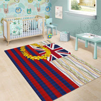 Hawaiian Tropical Plants Lei Area Rug National Flag Style LT03 - Polynesian Pride