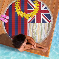 Hawaiian Tropical Plants Lei Beach Blanket National Flag Style LT03 - Polynesian Pride