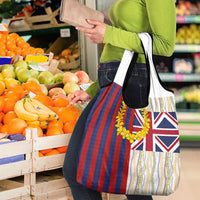 Hawaiian Tropical Plants Lei Grocery Bag National Flag Style LT03 - Polynesian Pride