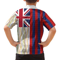 Hawaiian Tropical Plants Lei Hawaiian Shirt National Flag Style LT03 - Polynesian Pride