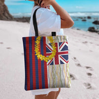 Hawaiian Tropical Plants Lei Tote Bag National Flag Style LT03 - Polynesian Pride