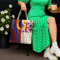 Hawaiian Tropical Plants Lei Tote Bag National Flag Style LT03 - Polynesian Pride
