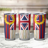 Hawaiian Tropical Plants Lei Tumbler Cup National Flag Style LT03 - Polynesian Pride