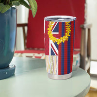 Hawaiian Tropical Plants Lei Tumbler Cup National Flag Style LT03 - Polynesian Pride
