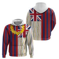Hawaiian Tropical Plants Lei Zip Hoodie National Flag Style LT03 - Polynesian Pride