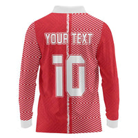 Custom Tahiti Football-Iron Warriors Long Sleeve Polo Shirt
