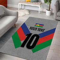 Custom New Caledonia-The Kagus Area Rug