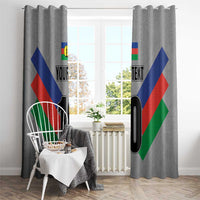 Custom New Caledonia-The Kagus Window Curtain