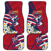 Hawaii Runner-Kakau Art with Lei and Plumeria Car Mats