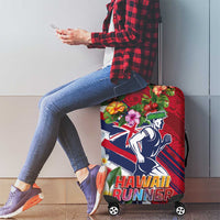 Hawaii Runner-Kakau Art with Lei and Plumeria Luggage Cover