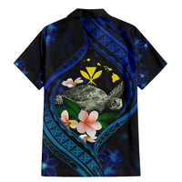 Hawaii Turtle Plumeria Flower Fanciful Family Matching Mermaid Dress and Hawaiian Shirt