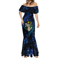 Hawaii Turtle Plumeria Flower Fanciful Mermaid Dress LT03 - Polynesian Pride