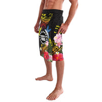 Cook Islands Independence Day Lavalava Maroro and Kakaia with Hibiscus Flower Polynesian Pattern