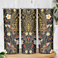 Hawaiian and Japanese Skinny Tumbler Polynesian Tattoo with Japanese Culture Kintsugi Style LT03 - Polynesian Pride