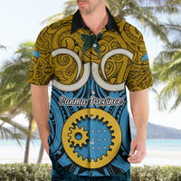 Personalised Vanuatu Sanma Province Hawaiian Shirt Pig Tusk Mix Maori Pattern and Namele Leaf LT03 - Polynesian Pride