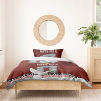 Mate Ma'a Tonga Bedding Set Haamonga a Maui and White Dove - Tongan Kupesi Ngatu LT03 - Polynesian Pride