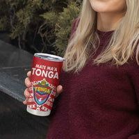 Mate Ma'a Tonga Tumbler Cup Double White Dove and Kupesi Ngatu Art Tattoo LT03 - Polynesian Pride