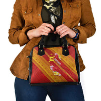 Rotuma Island Shoulder Handbag Fijian Tapa with Polynesian Art and Hibiscus LT03 - Polynesian Pride