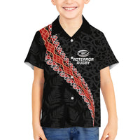 Custom New Zealand Rugby Hawaiian Shirt Maori and Silver Fern Half Style LT03 - Polynesian Pride