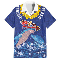Hawaiian Sea Animals Hawaiian Shirt Whales Shark and Turtle Guardians with Tribal Pattern