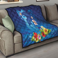 Fiji Jellyfish Quilt Tapa Patterns and Hibiscus Sea Vibe