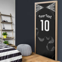 New Zealand Rugby Custom Door Cover Aotearoa Armour Blacks Silver Ferns LT03 - Polynesian Pride