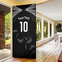 New Zealand Rugby Custom Door Cover Aotearoa Armour Blacks Silver Ferns LT03 - Polynesian Pride