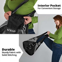New Zealand Rugby Grocery Bag Aotearoa Armour Blacks Silver Ferns - Polynesian Pride