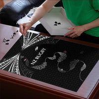 New Zealand Rugby Puzzle Aotearoa Armour Blacks Silver Ferns - Polynesian Pride