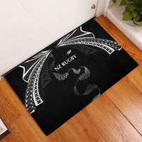 New Zealand Rugby Rubber Doormat Aotearoa Armour Blacks Silver Ferns - Polynesian Pride