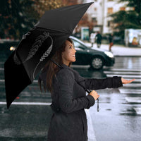 New Zealand Rugby Umbrella Aotearoa Armour Blacks Silver Ferns LT03 - Polynesian Pride
