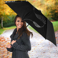 New Zealand Rugby Umbrella Aotearoa Armour Blacks Silver Ferns LT03 - Polynesian Pride