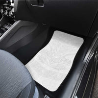 Tonga White Sunday Car Mats Tongan Tribal Heritage Tattoos - Polynesian Pride